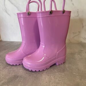Pink Rain Boots - Valentine’s Day